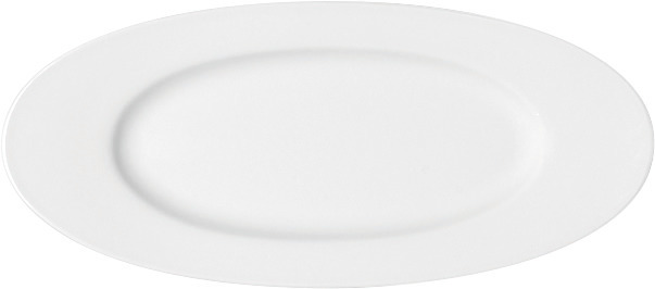 Maitre, Platte oval mit Fahne 446 x 197 mm