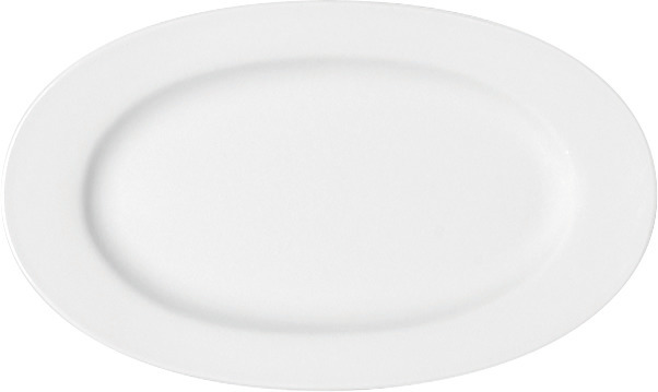 Maitre, Platte oval mit Fahne 384 x 216 mm