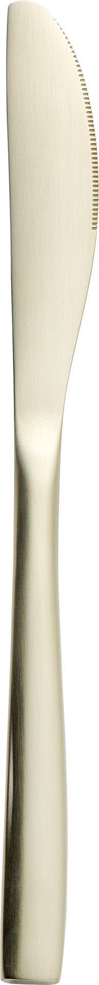 Tafelmesser PVD-beschichtet "champagner" Besteckserie MiCo Mixed Colors satin 3,0mm 18/0
