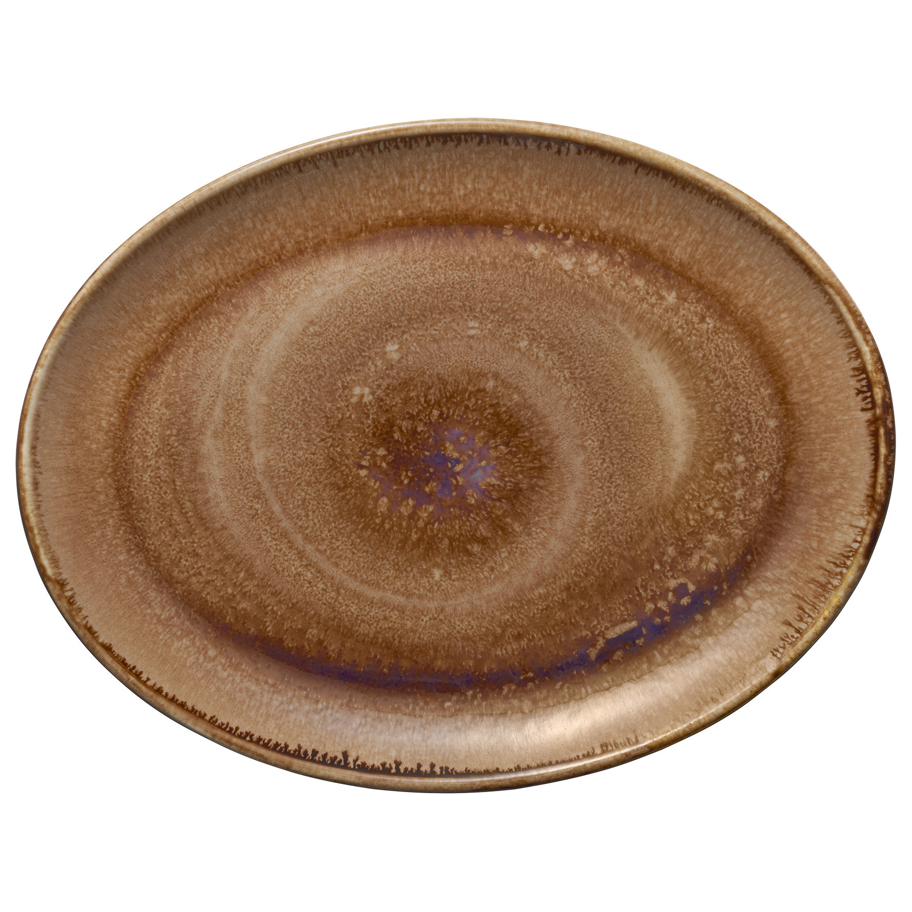 Coupplatte oval 308 x 239 mm Oyster