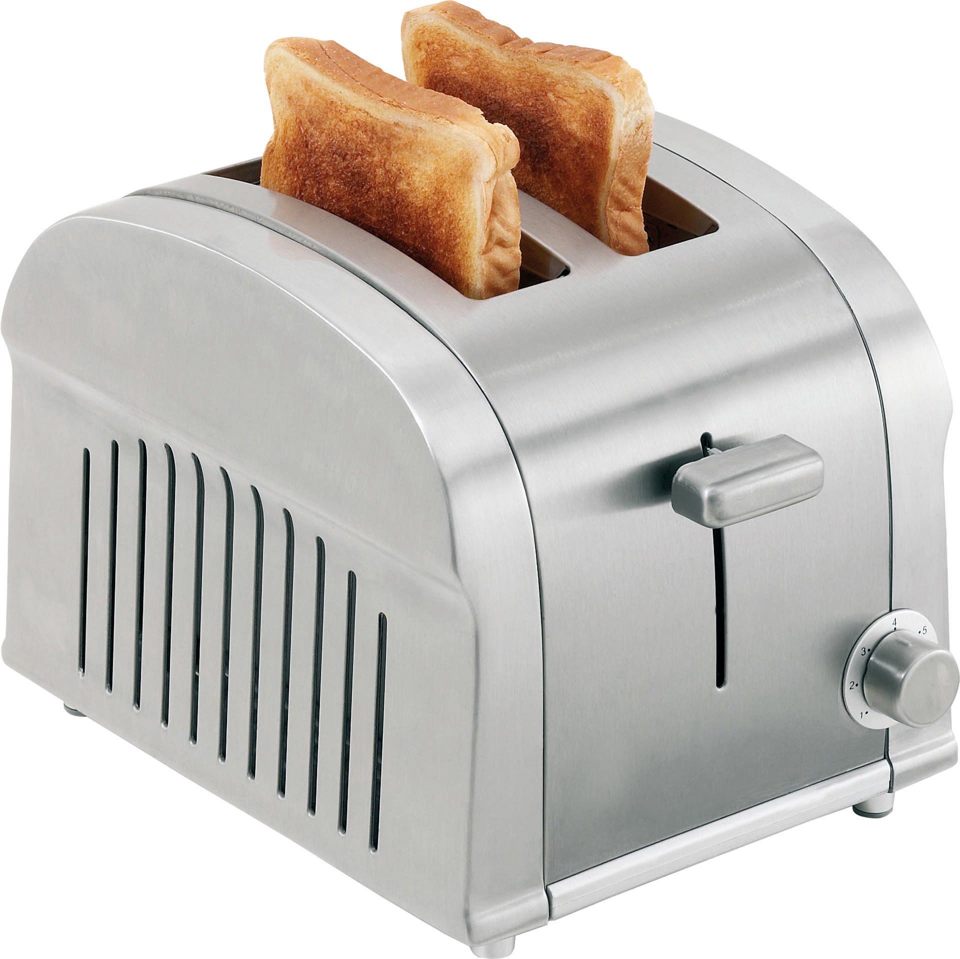 2-Scheiben Toaster Edelstahl, 850W/230V