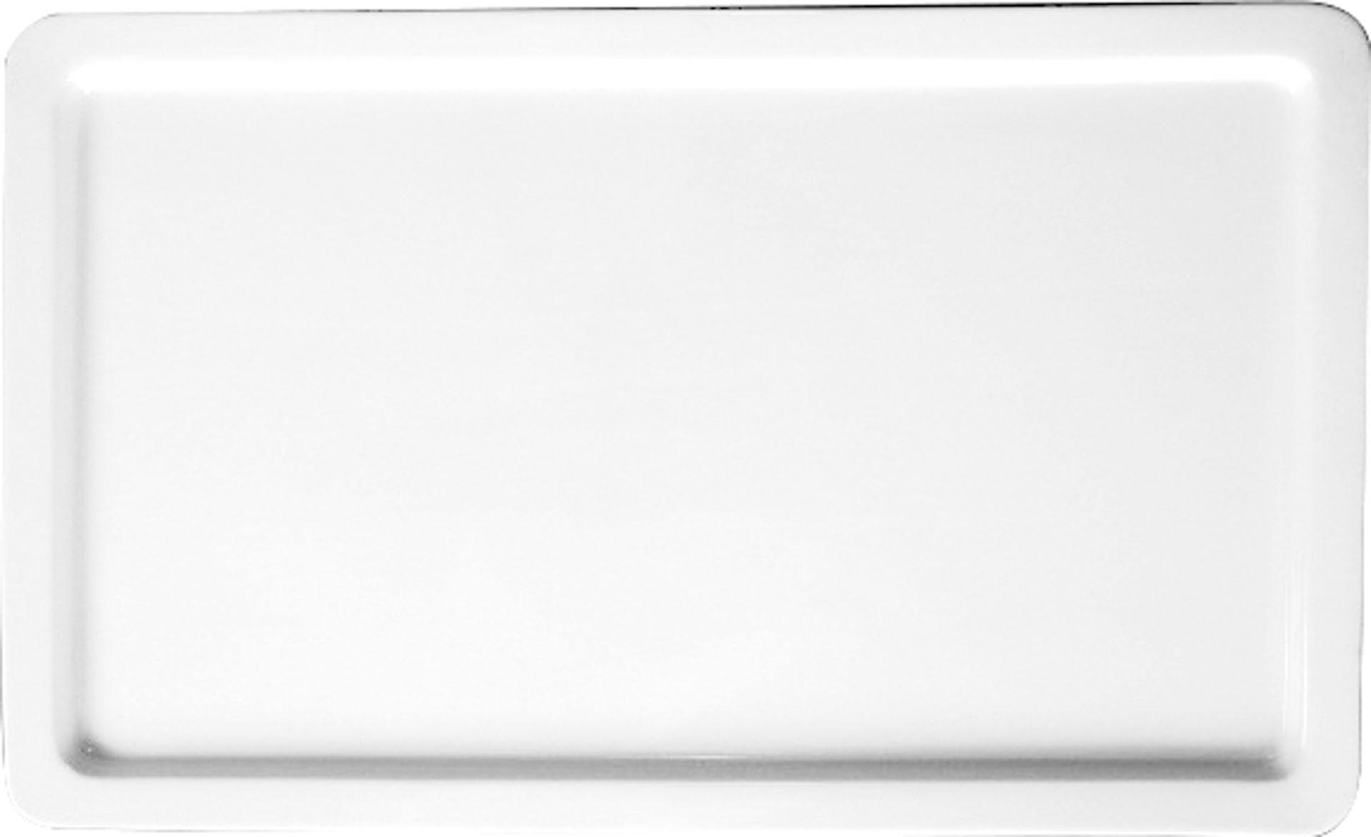 GN-Platte 1/2 - 20 mm, weiß, Porzellan