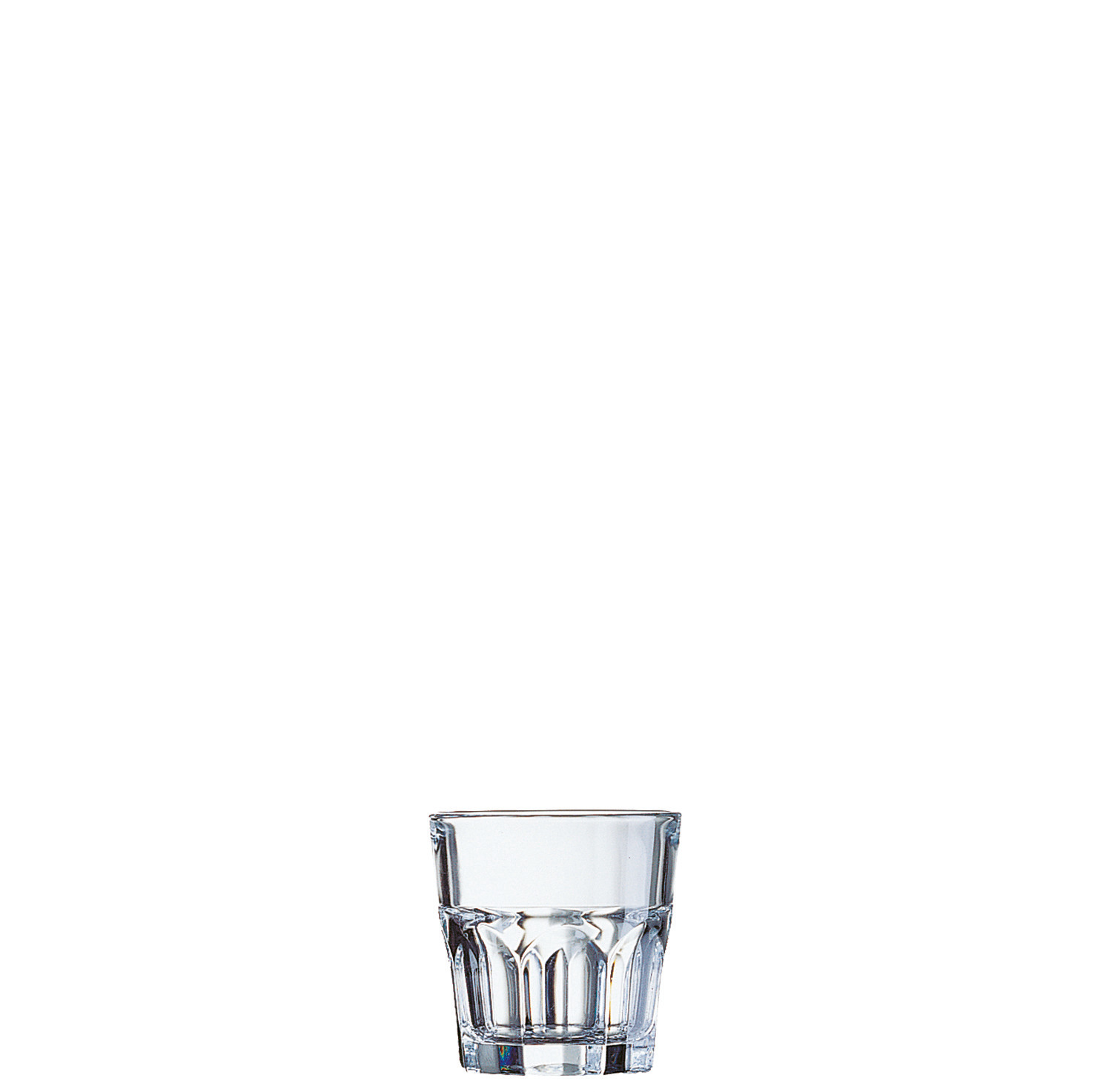 Whiskyglas stapelbar ``FB16`` 70 mm / 0,16 l 0,10 /-/ transparent