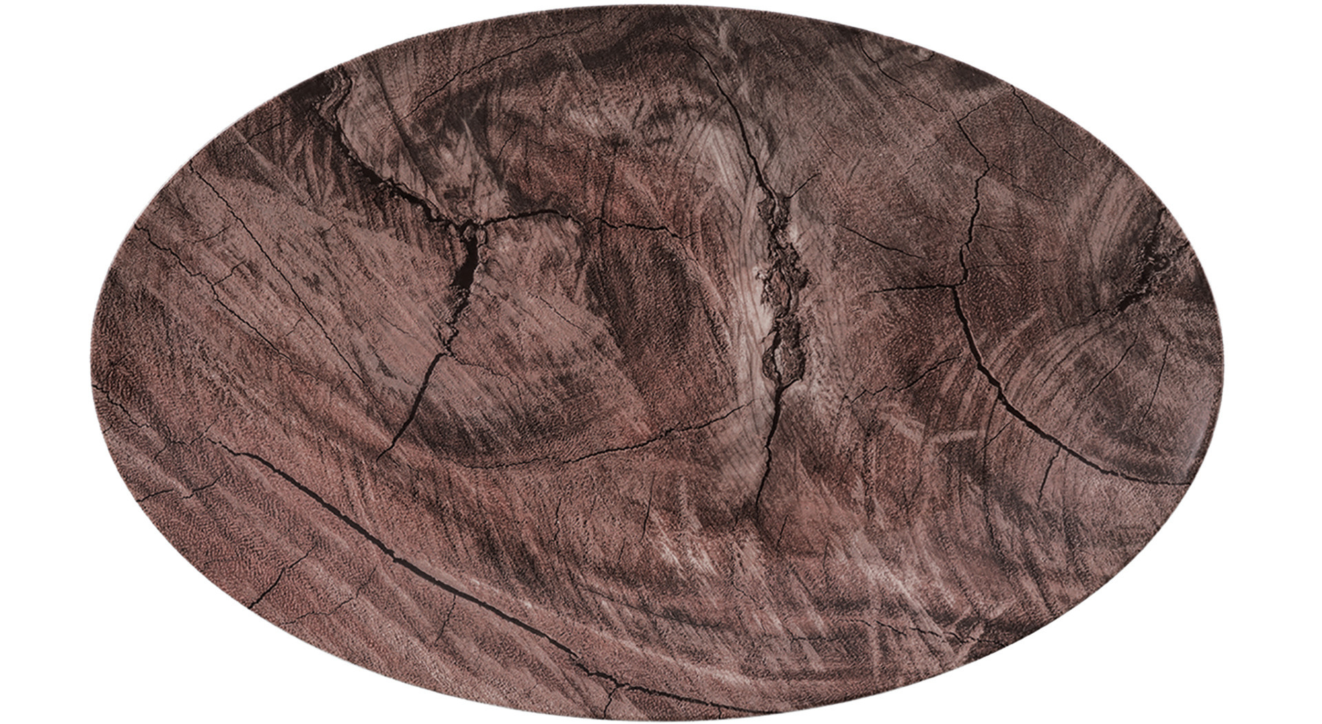 Coupplatte oval 405 x 258 mm Oak (M5379)