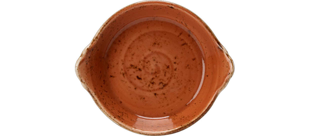 Runde Form Craft Terracotta 16,5 cm / 18,5 cl - mit Griffen -