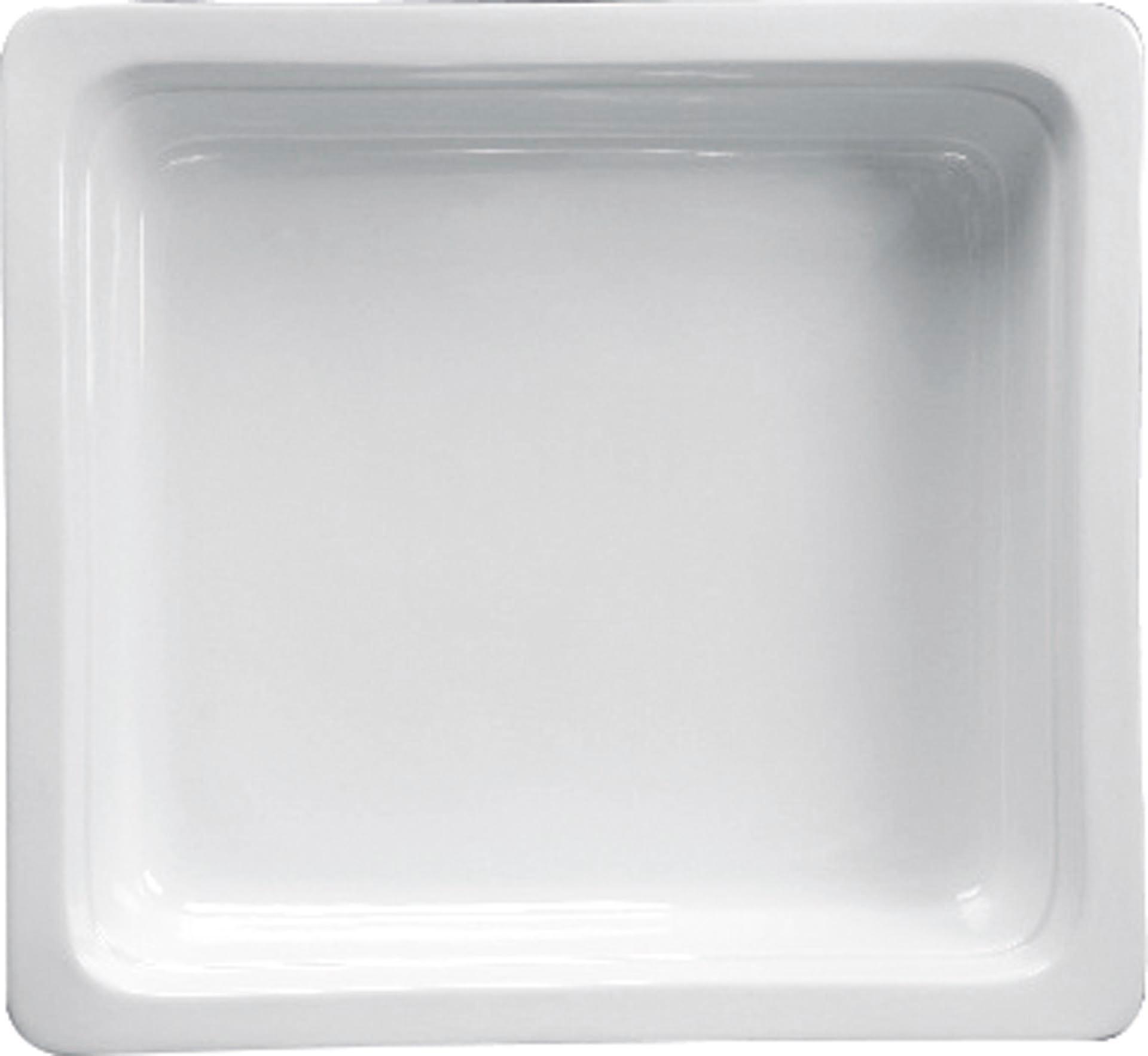 GN-Behälter Porzellan weiss GN 2/3-65 Inhalt: 4,3 Liter