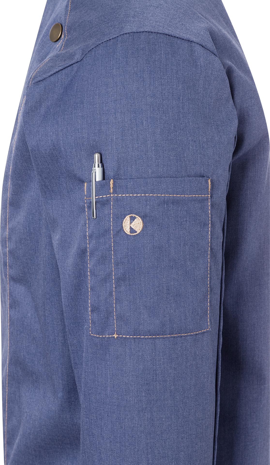 Kochjacke ``Jeans 1892 Tennessee`` vintage blue, 6
