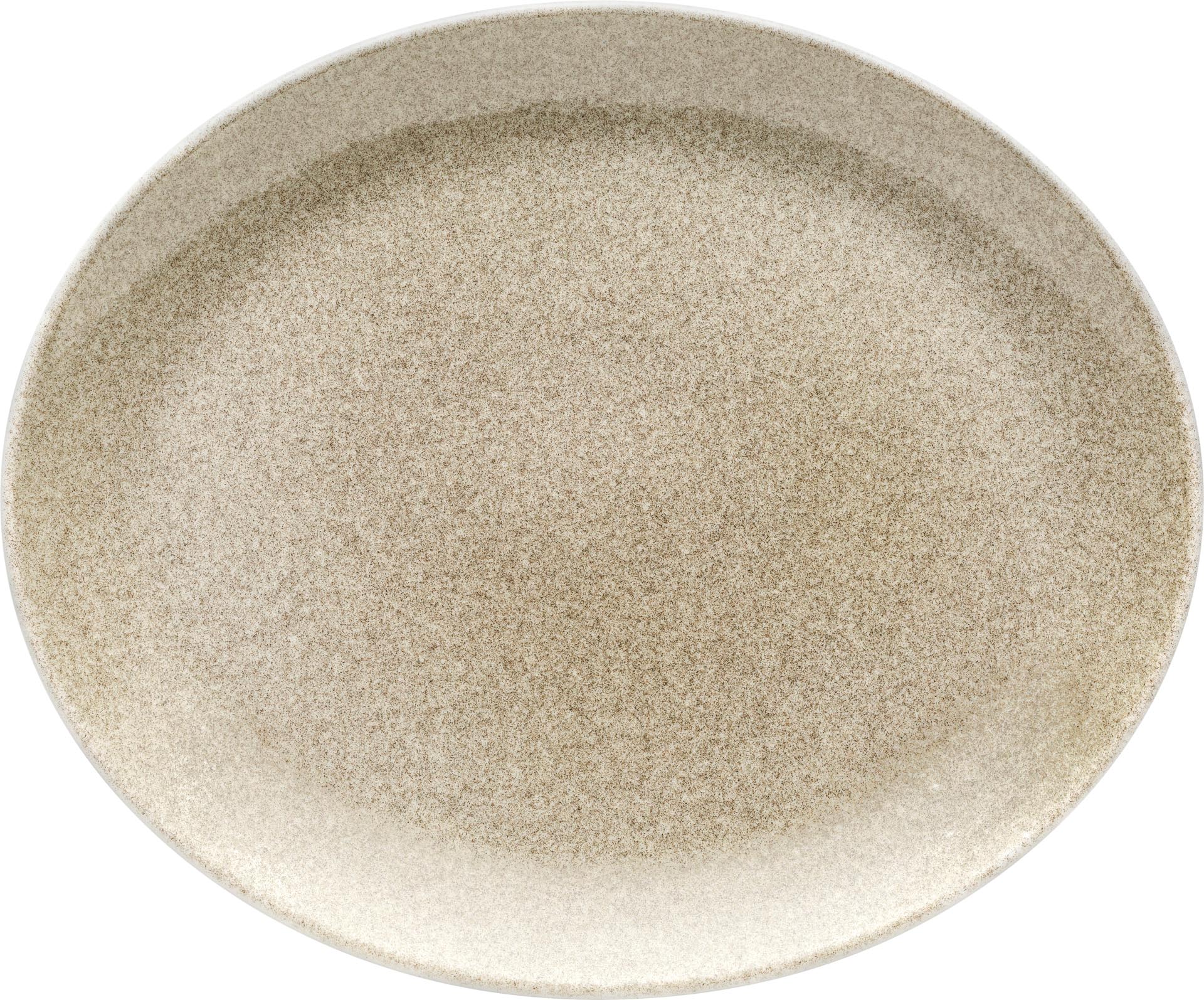 Shine Sahara, Platte flach oval 31 x 25,5 cm