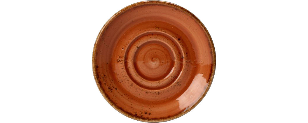 Kombi-Untertasse 145 mm terracotta