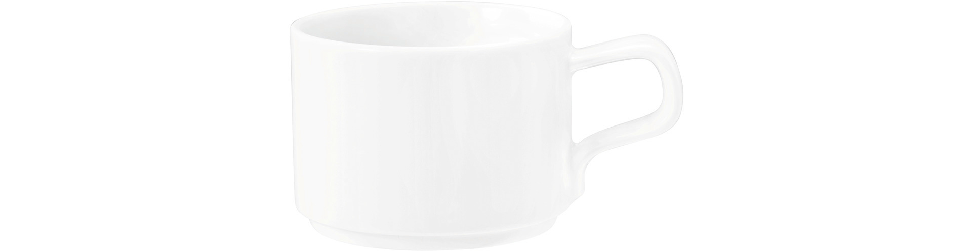 Kaffeetasse 79 mm / 0,19 l weiß uni