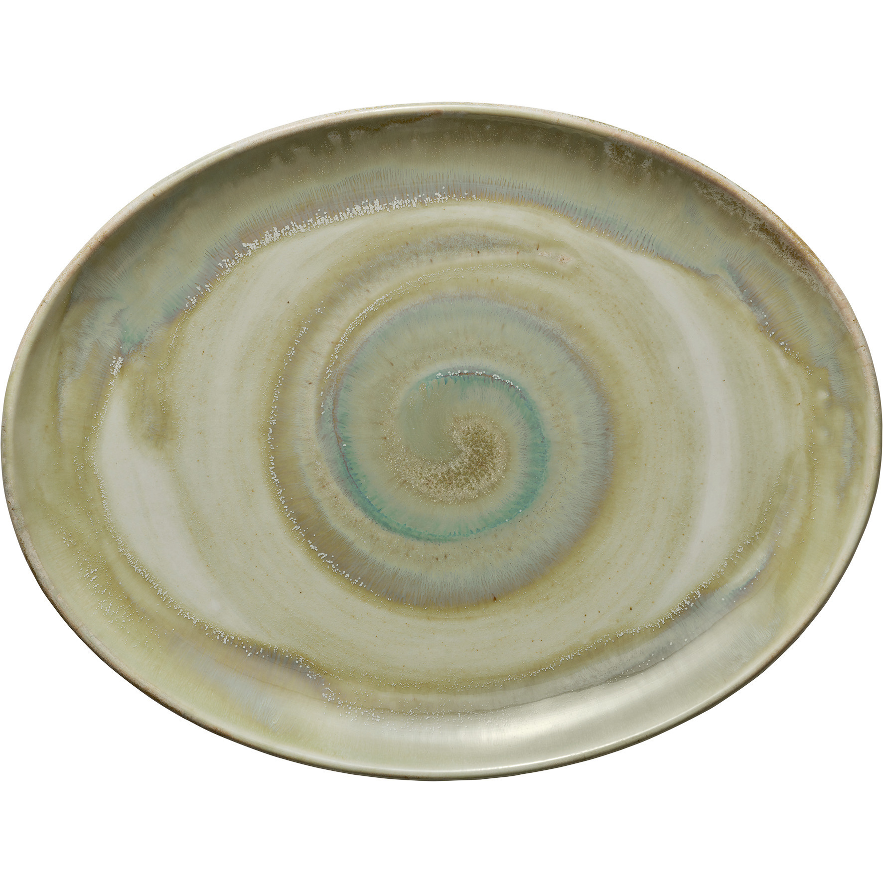 Coupplatte oval 361 x 281 mm Thyme