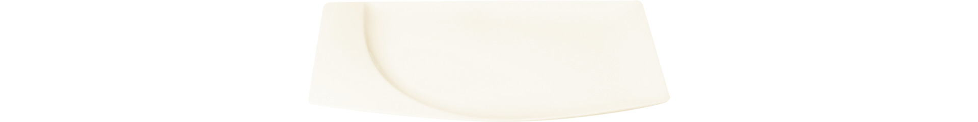 Mazza, Teller flach quadratisch 200 x 180 mm creme