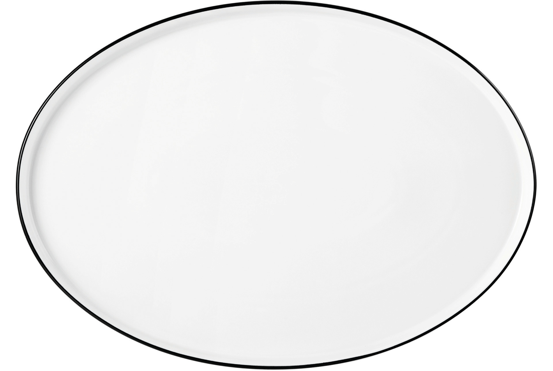 Teller flach oval 366 x 260 mm Black Line (M5398-36x26)
