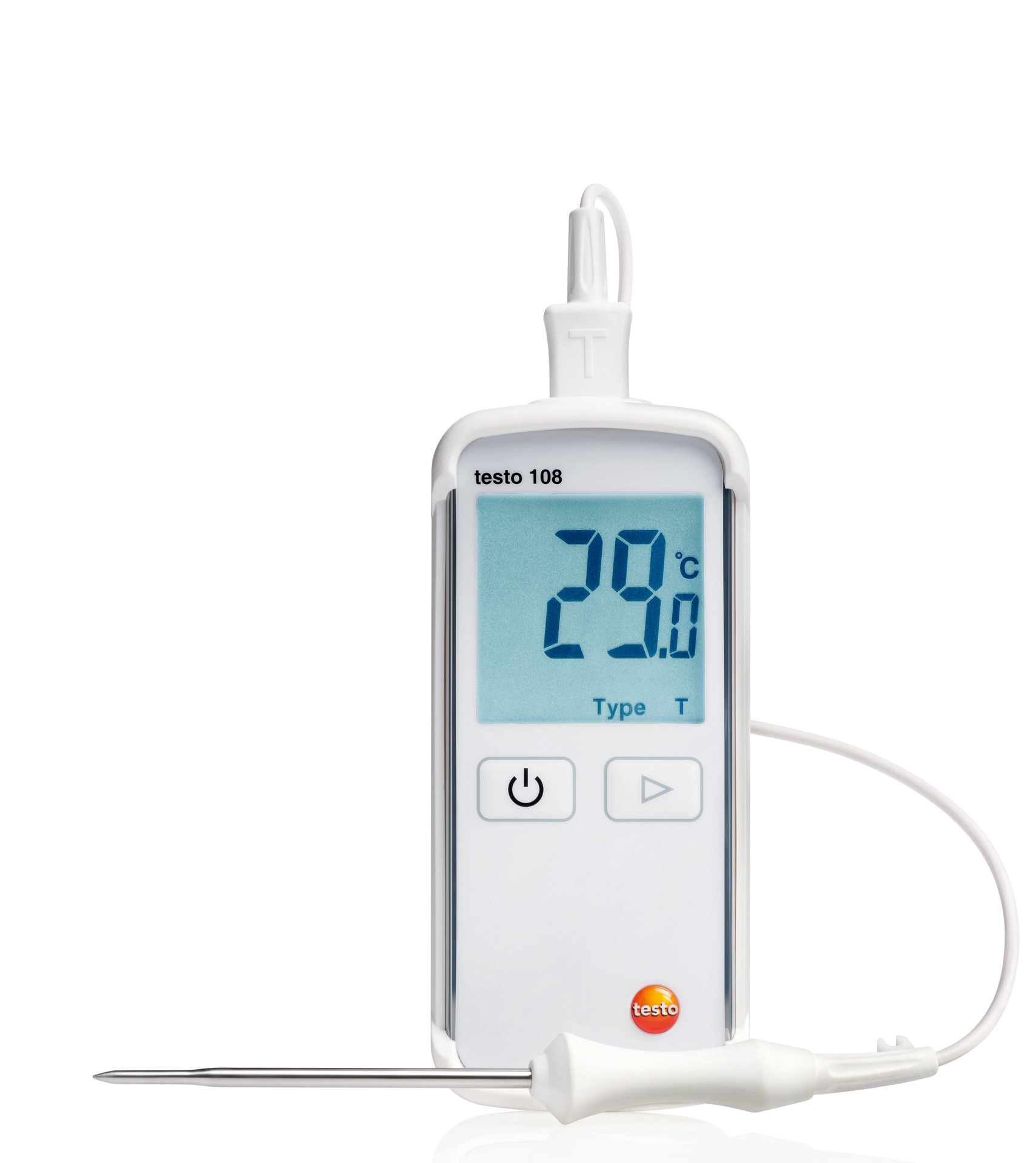 Testo 108 Temperatur Messgerät wasserdicht mit Thermoelement-Fühler