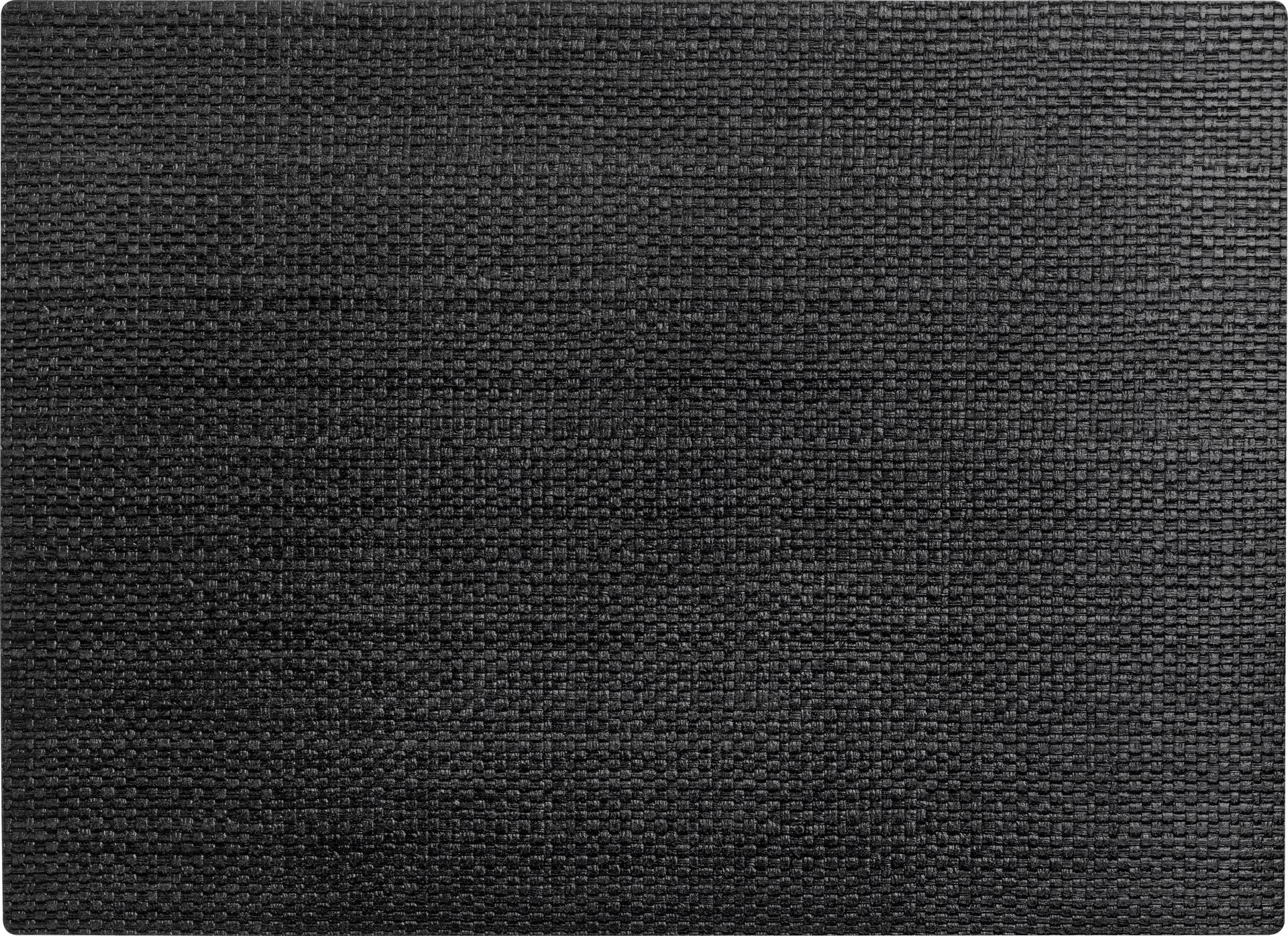 Platzset Coolorista schwarz VPE 12 Polypropylen, Maße: 45 x 32,5 cm