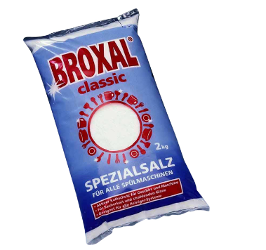 Regeneriersalz 2 kg Broxal feinkörnig Spezialsalz für Spülmaschinen / Enthärter